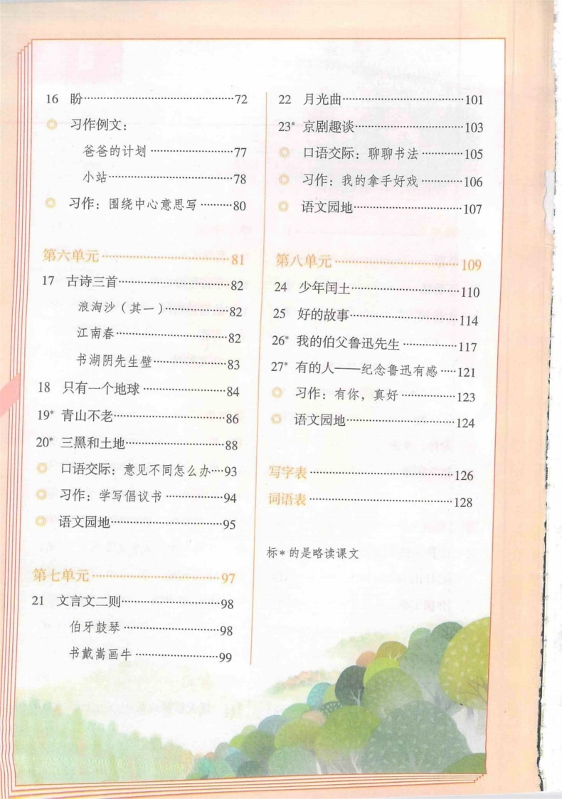 图片[4]-2025年6年级语文上册课堂笔记-星星万能库