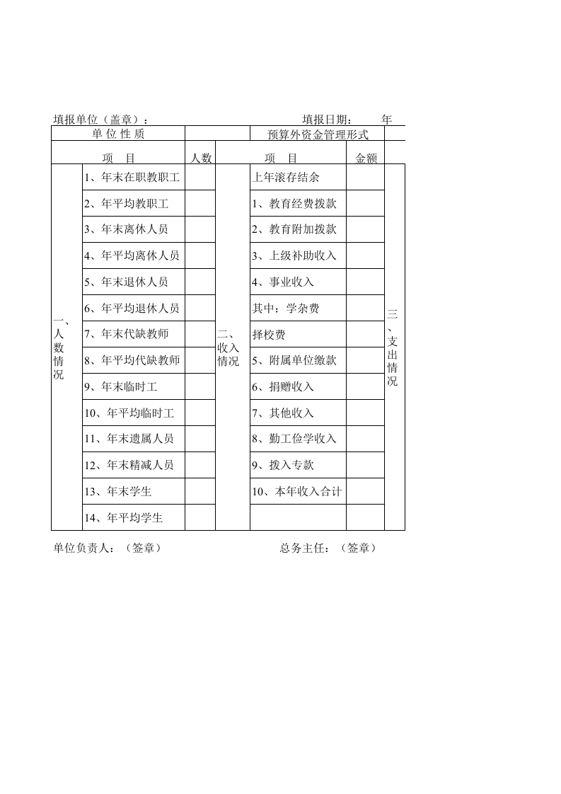 学校财务自查表-星星万能库